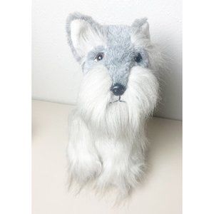 24K Polar Puff Special Effects 1994 Plush Schnauzer Approx 12” Stuffed Dog GUC